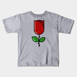 Simple Rose Kids T-Shirt